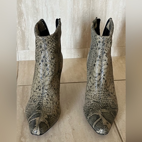By Far Stevie Booties in Snake Printed Leather - Picture 2 of 12